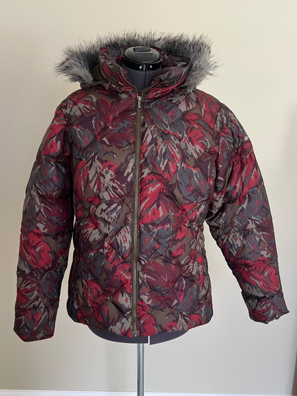 Columbia Womens Down Jacket Winter Puffer Size Xl